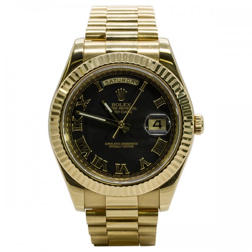 Pre-Owned Rolex 18K Yellow Gold Day-Date